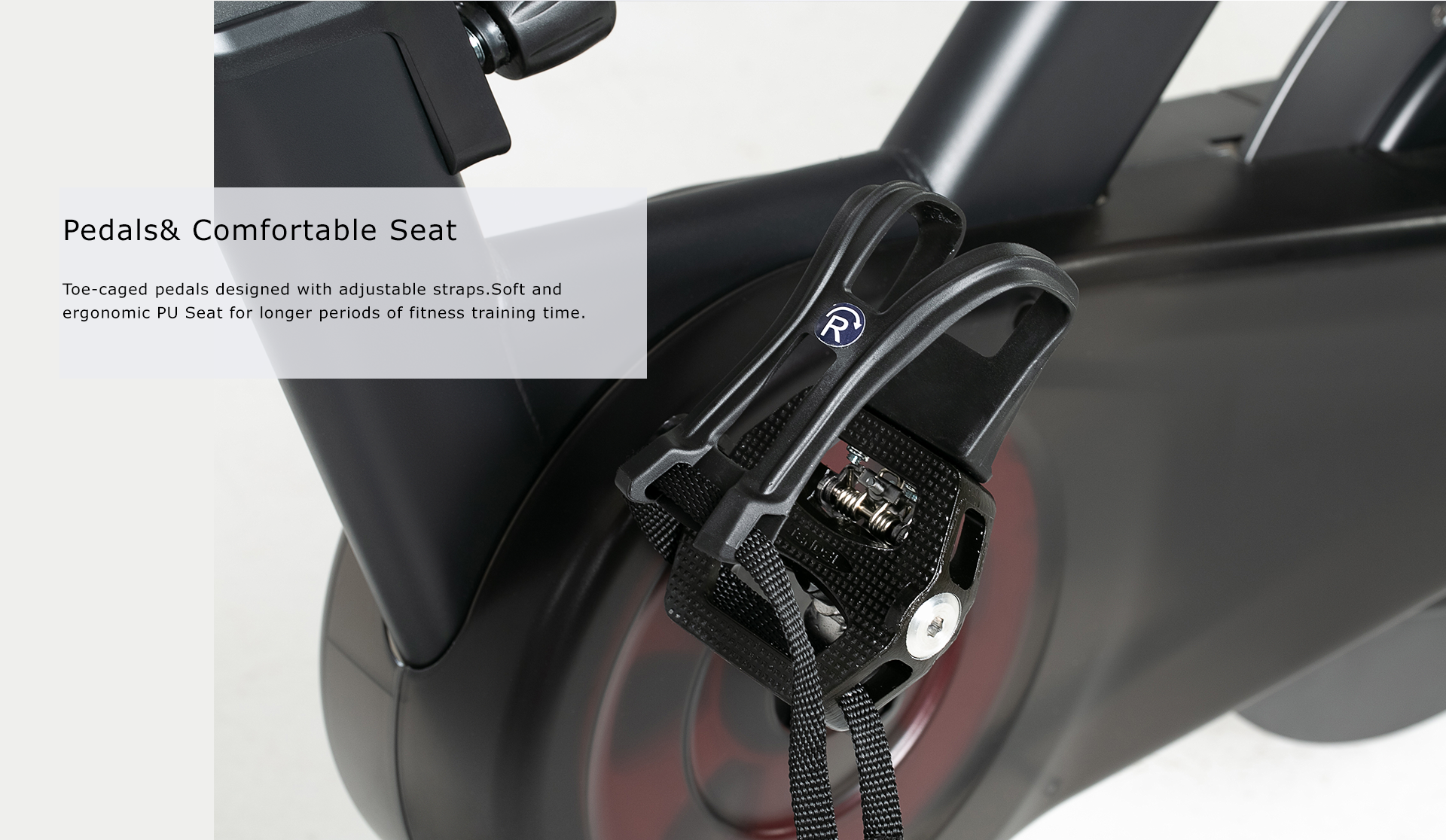 OVICX OS-EBIKE-Q201-X Stationary Exercise Bike with WIFI/Bluetooth Connectivity and Rotating Display New