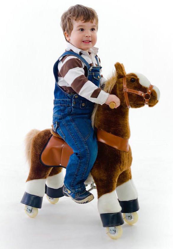 PonyCycle x Vroom Rider VR-N3151 Ride-on Dark Brown Horse For for 3-5 Year Olds New