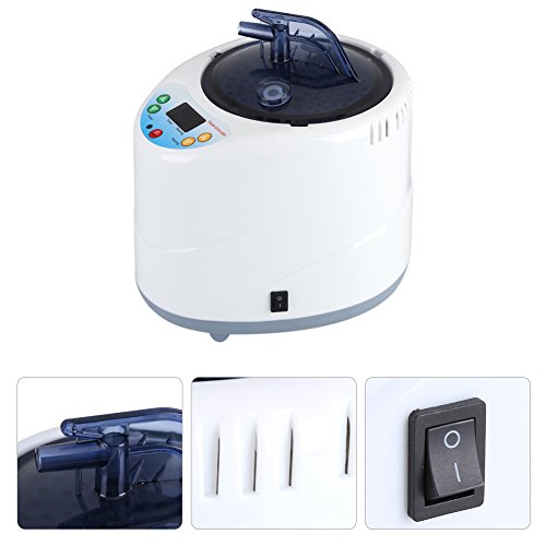 Sauna Machine, Portable Personal 2L Steam Spa Sauna Tent Waterproof Cotton Cover Remote Control Pot Machine Slimming Weight Loss Therapy Indoor (US)
