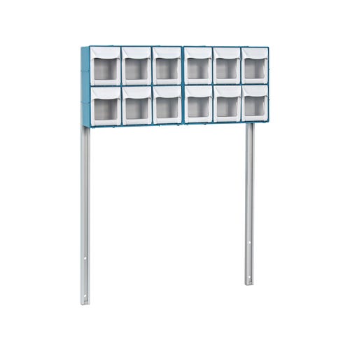 DETECTO 12-Bin Organizer with Accessory Bridge