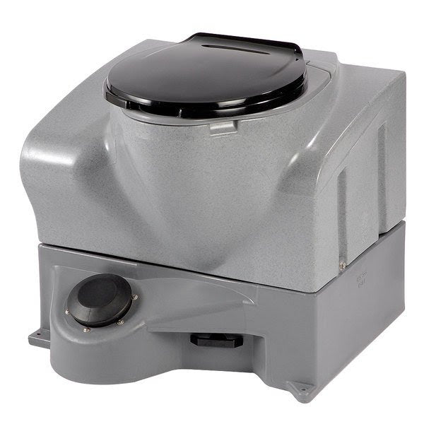 PolyJohn MF02-1000 Mini-Flush 15 Gallon Self-Contained Flushing Toilet - Assembled