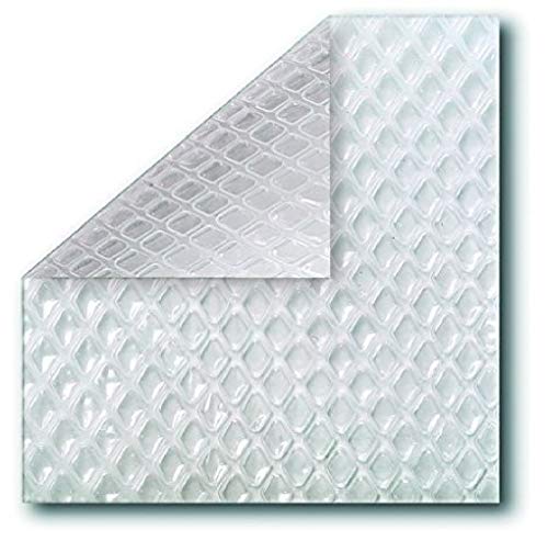 Midwest Canvas Clear Diamond 27-Foot Round Solar Cover | 12 Mil | Heating Blanket for Above-Ground Swimming Pools