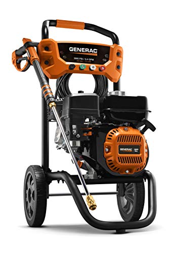 Generac 8874 2900 PSI 2.4 GPM Pressure Washer, Orange, Black