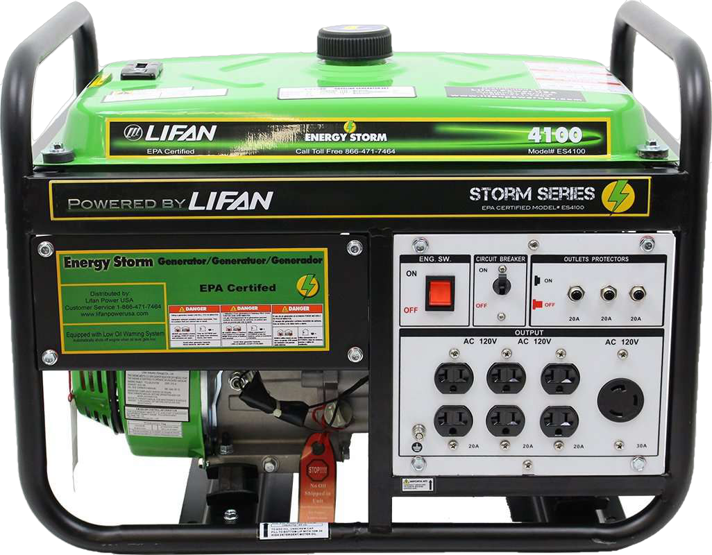 Lifan ES4100 Energy Storm 3500W/4100W Generator New