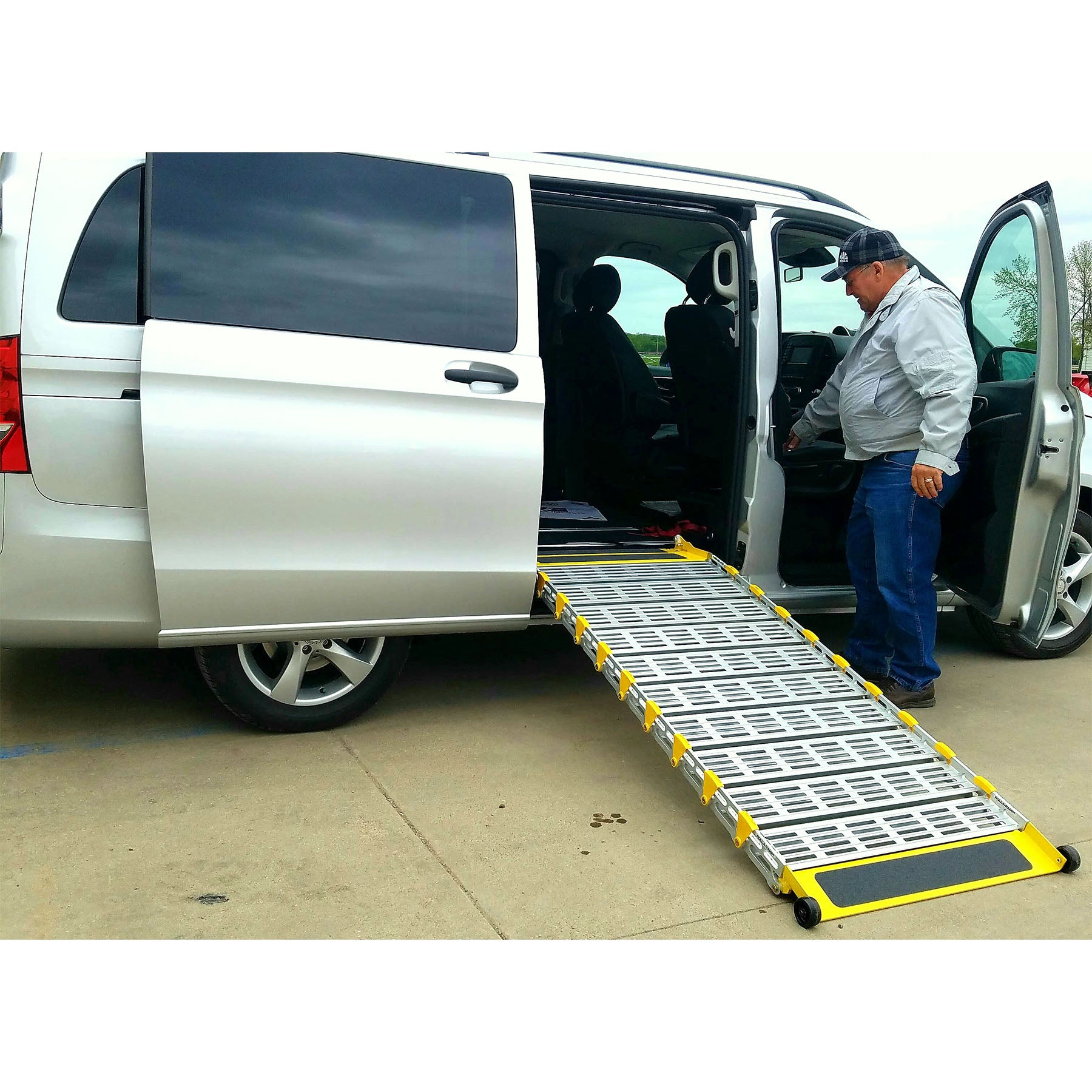 Roll-A-Ramp Powered Mini Fold™ Van Ramps
