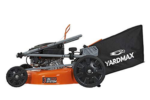 YARDMAX 21-Inch Walk-Behind 3-in-1 Push Mower 170cc YG1650