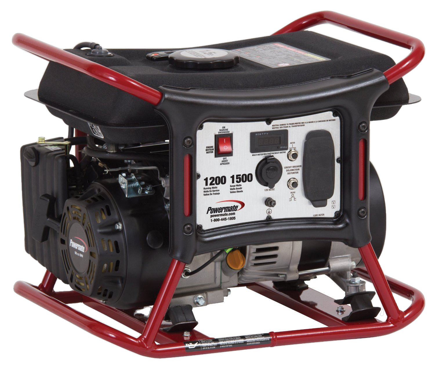 Powermate PM0141200 Wx 1200W/1500W Gas Generator New