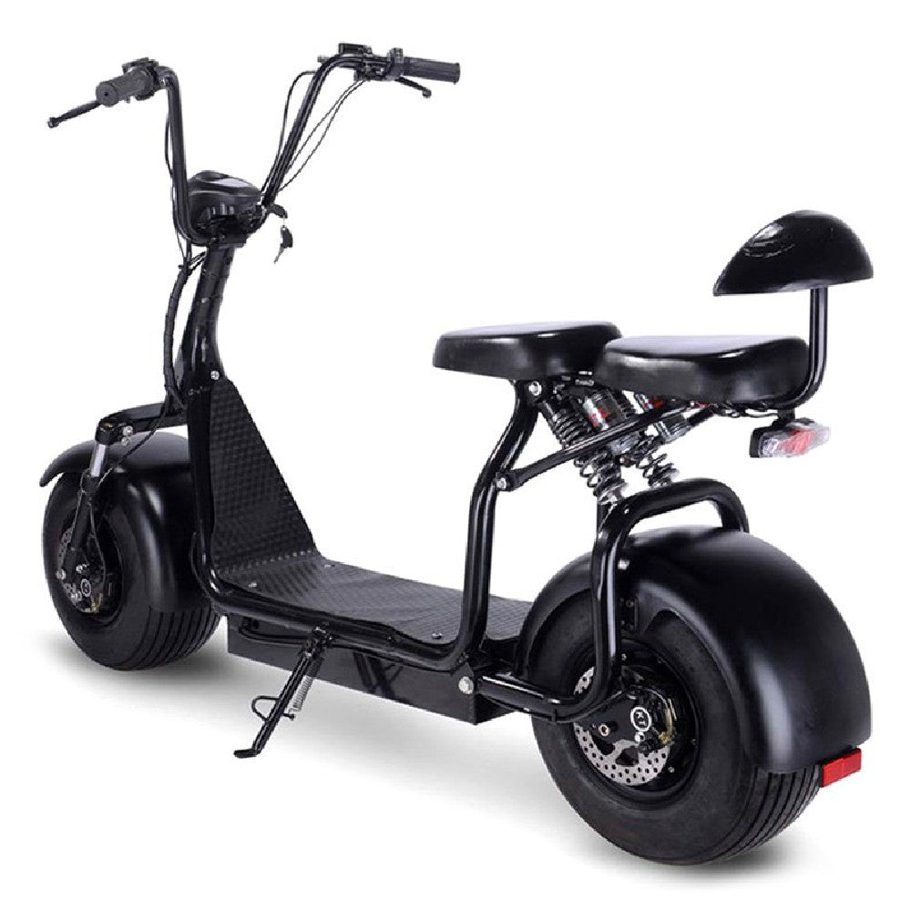 MotoTec Knockout 60v 1000w Black Electric Scooter