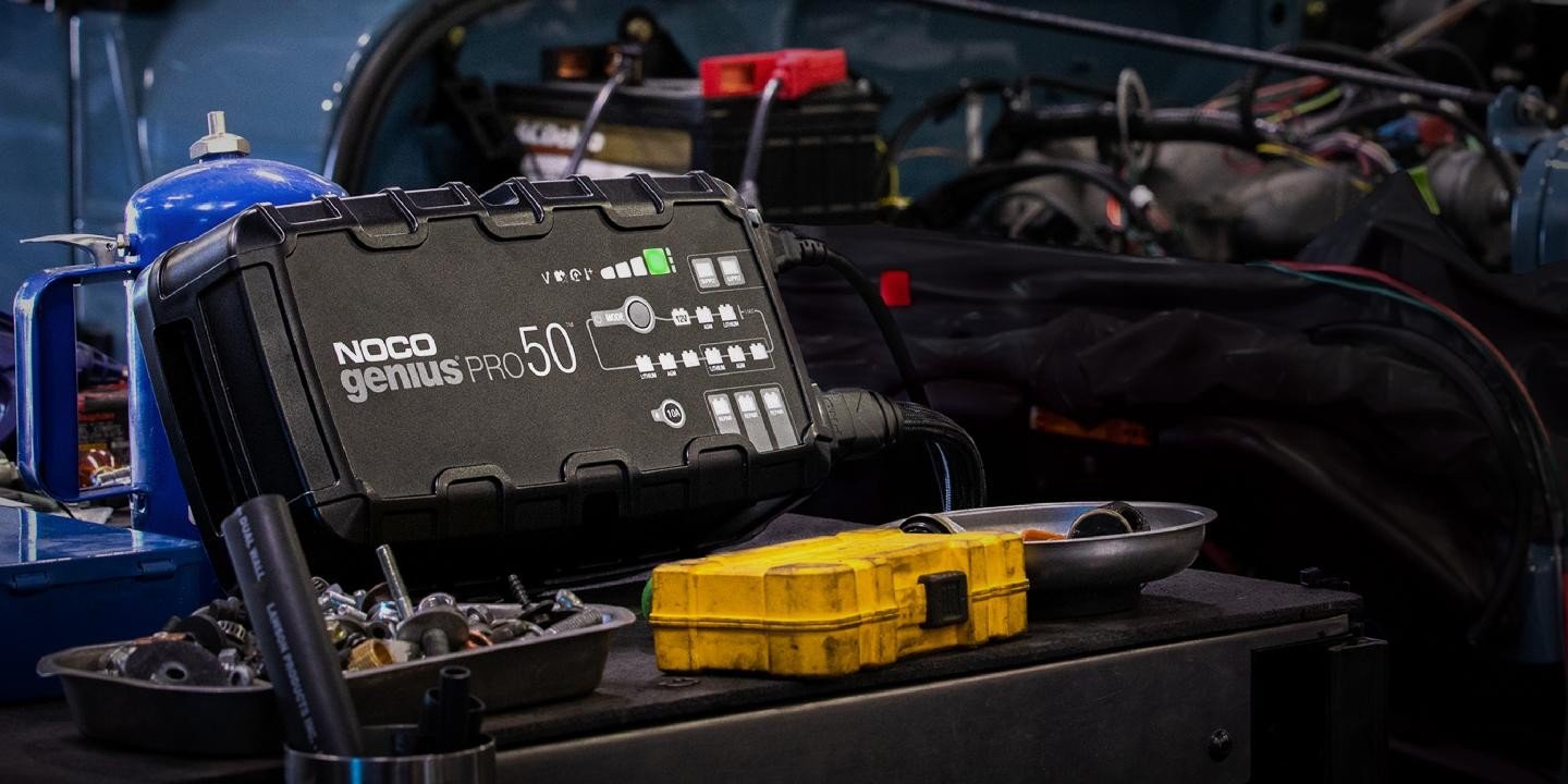 NOCO GENIUSPRO50 6V/12V/24V 50-Amp Smart Battery Charger New