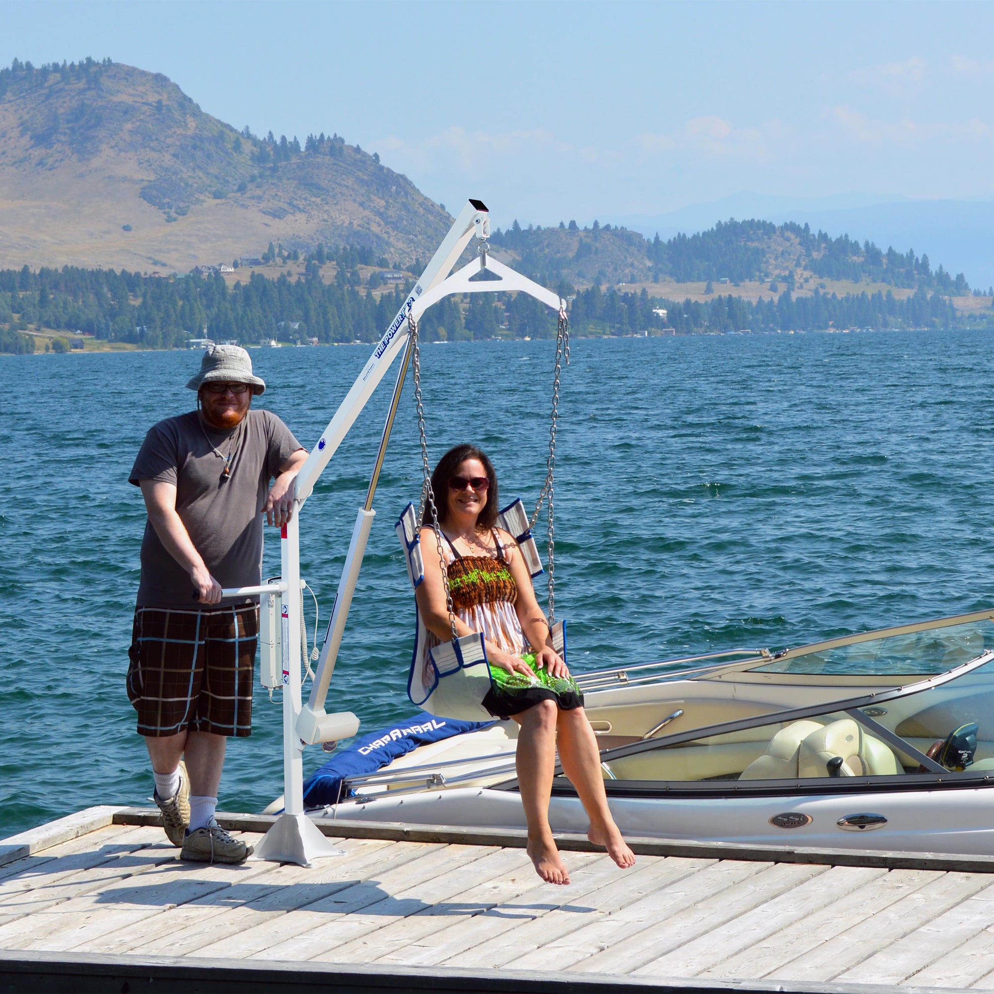 Aqua Creek The Power EZ 2 Pool Lift / Boat Access