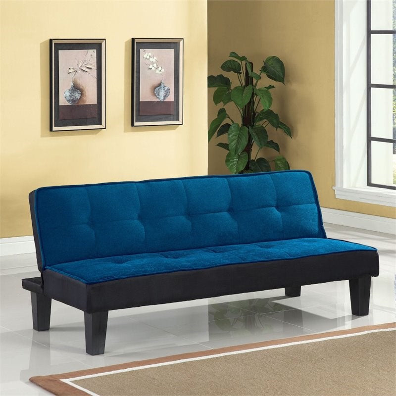 Flannel Fabric Futon Sofa