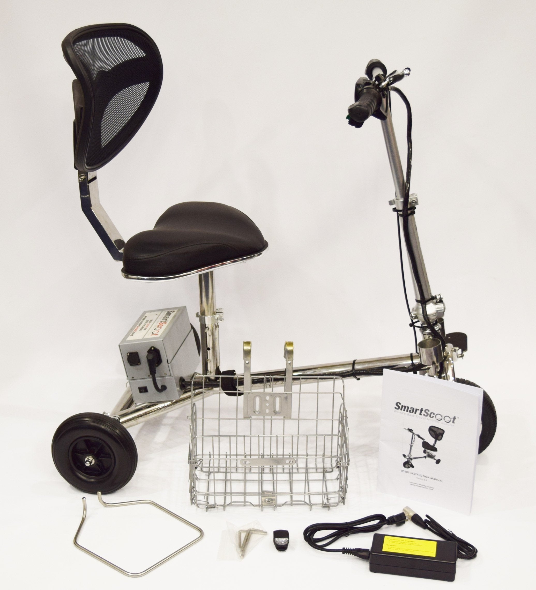 SmartScoot™ Lightweight Foldable 3-Wheel Mobility Scooter