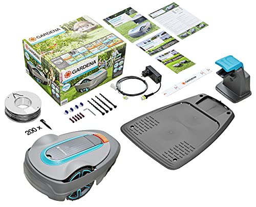 Gardena 15001-41 SILENO City 2700 sq ft Robotic Lawn Mower, Grey