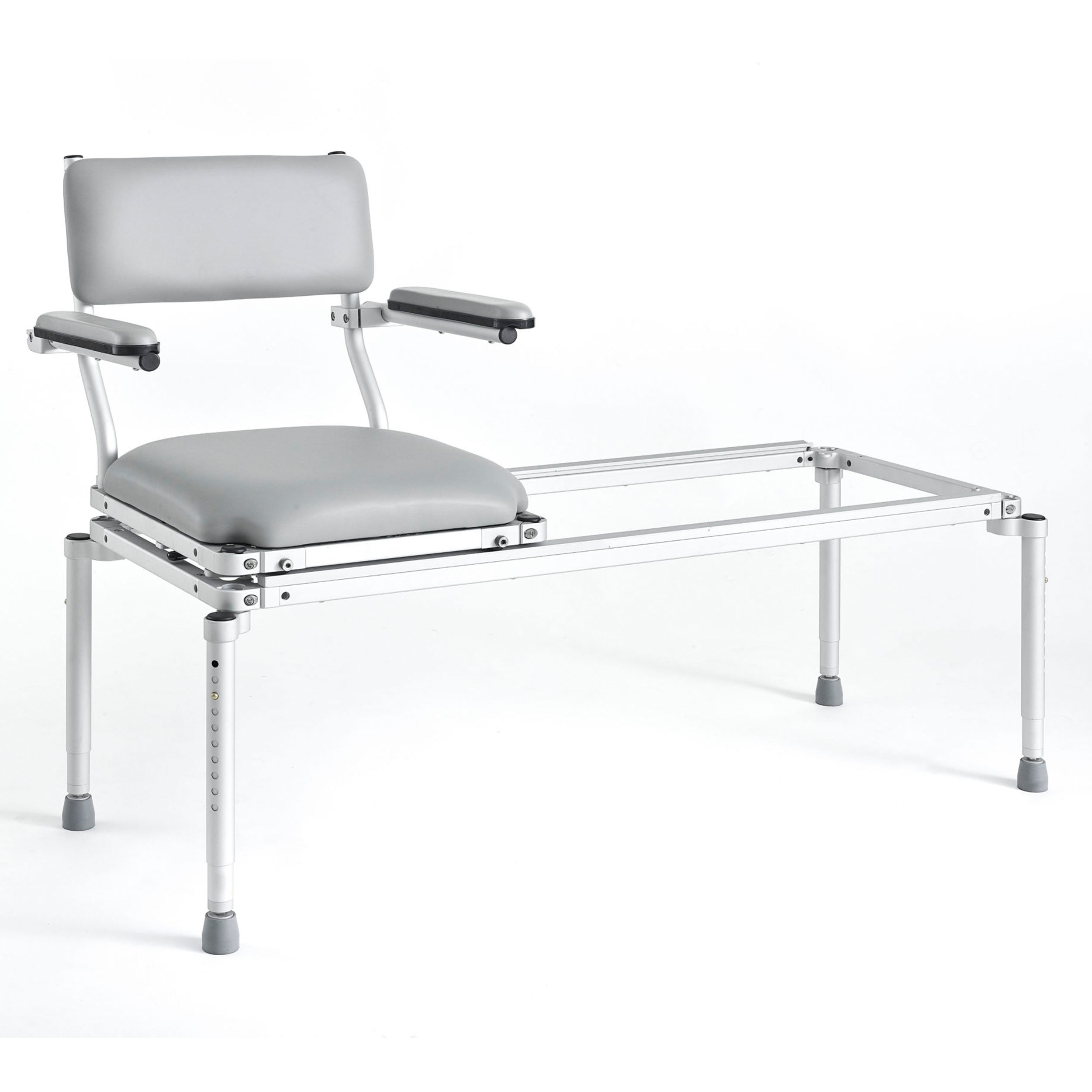 Nuprodx Multichair 5300-XX Stationary Tub/Slider System Transfer Bench