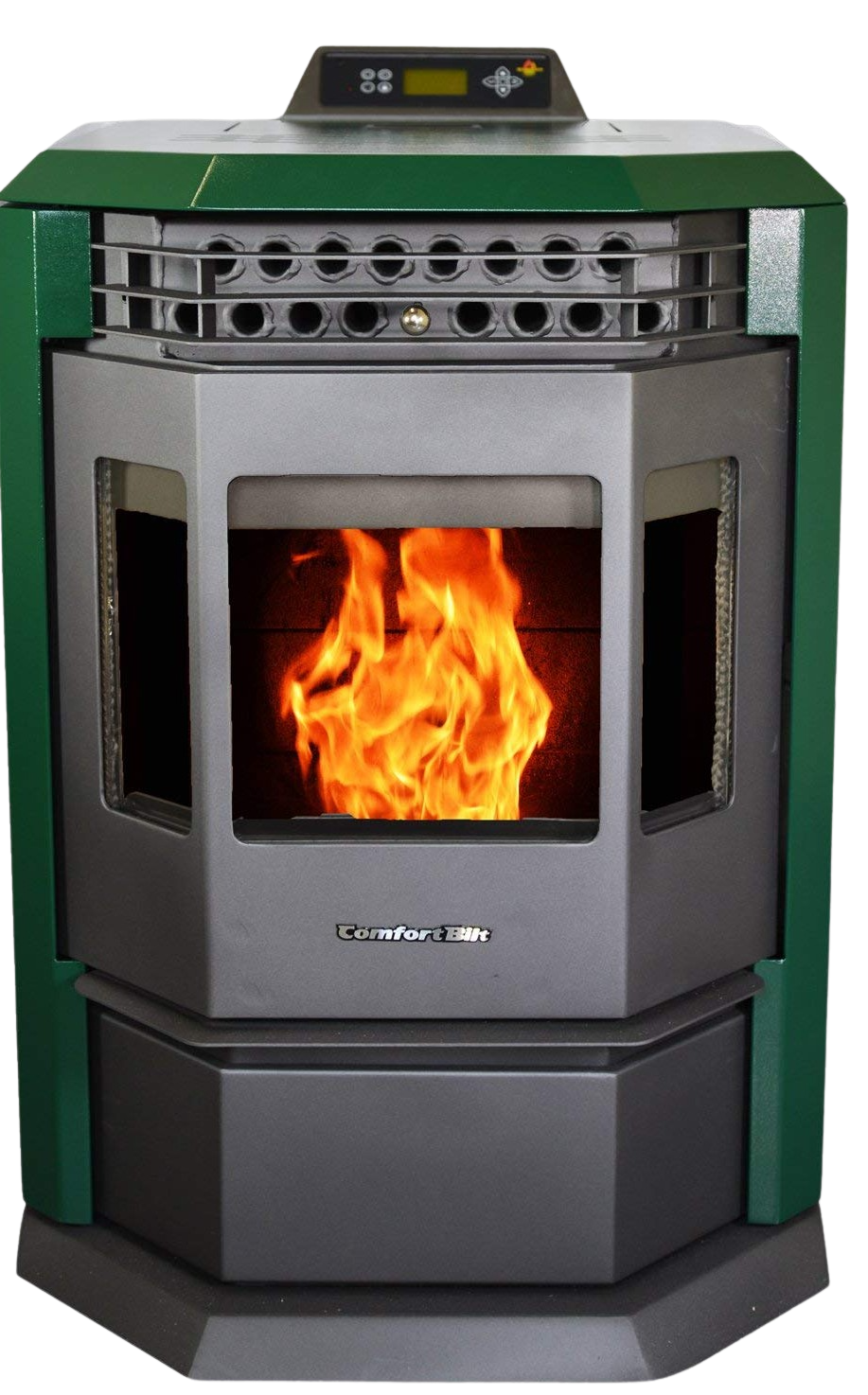 ComfortBilt HP22 2,800 sq. ft. EPA Certified Pellet Stove with Auto Ignition 55 lb Hopper Green New