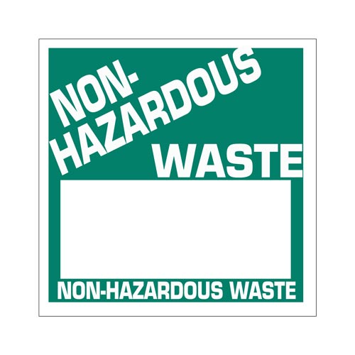 JJ Keller Non-Hazardous Waste Label (Pack of 500)
