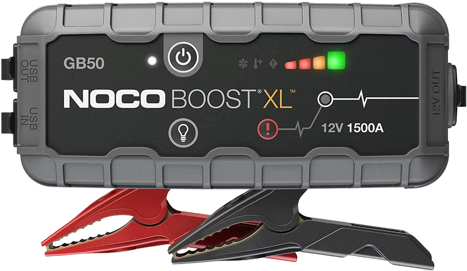 NOCO GB50 Boost XL 1500A 12 Volt UltraSafe Lithium Jump Starter Portable Power Bank Charger New