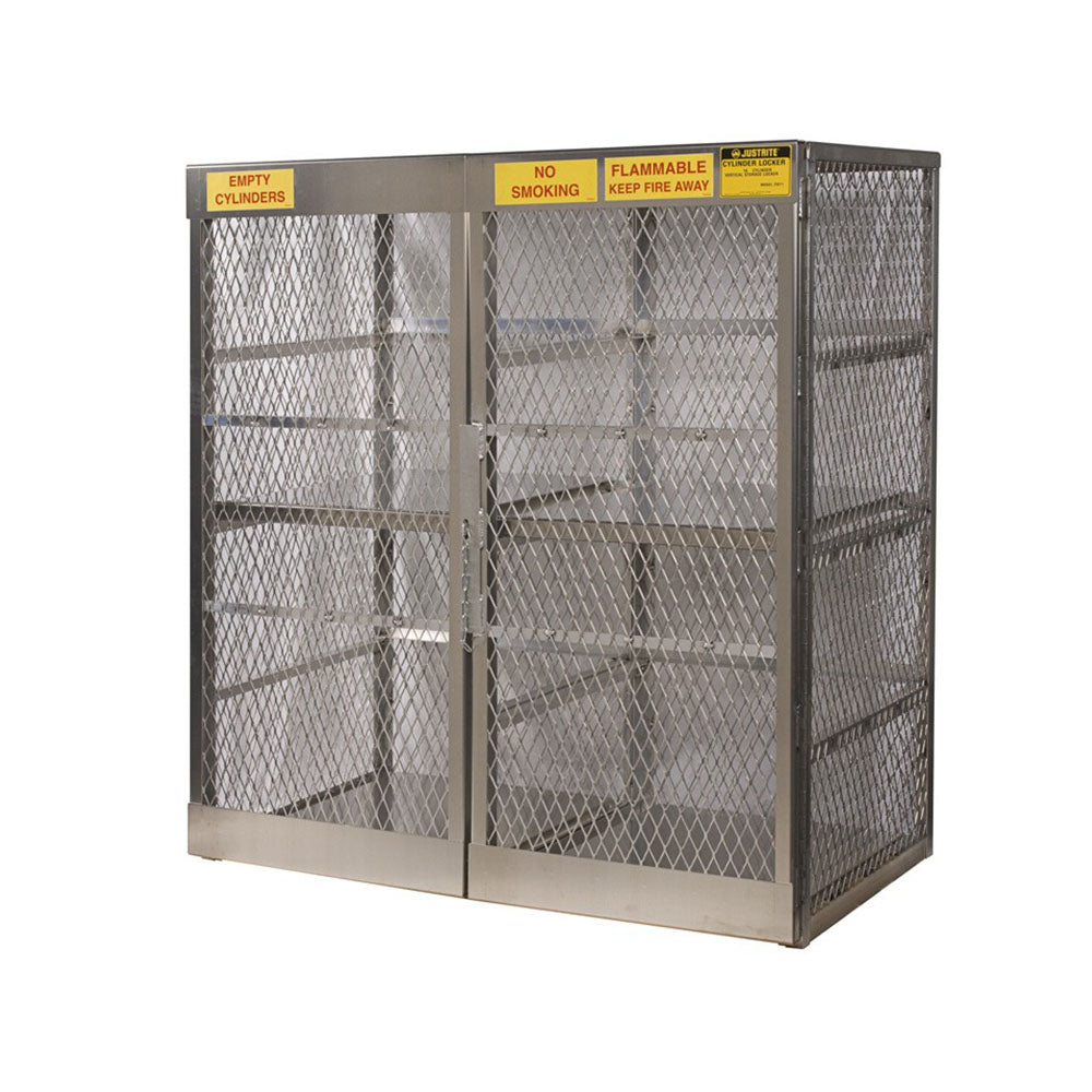 Justrite LPG Cylinder Capacity, Gas Cylinder Cabinet Locker