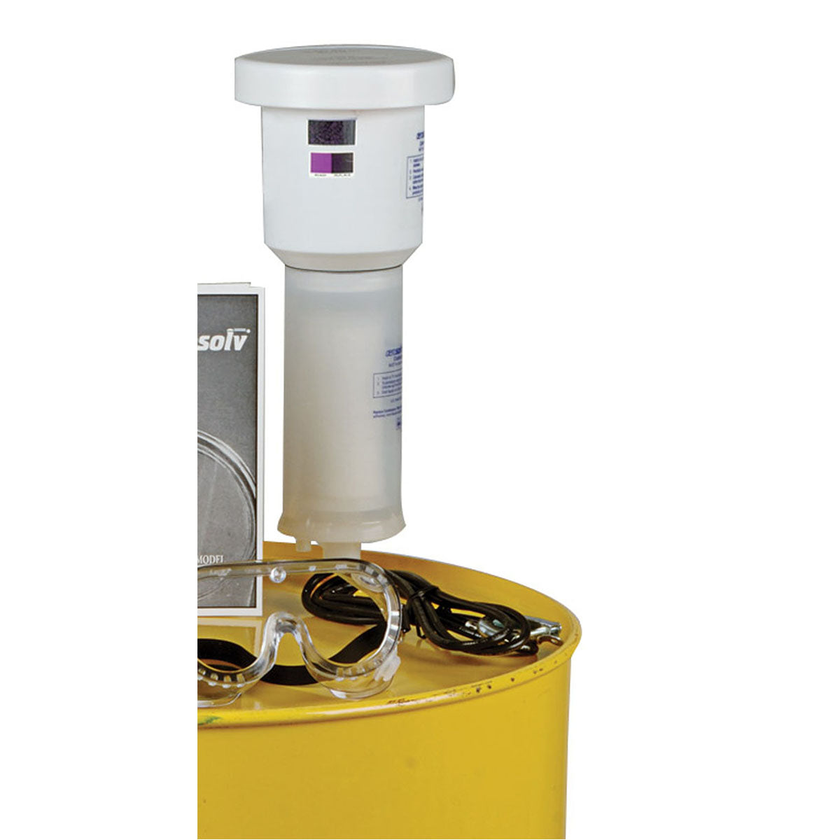 Justrite Aerosolv® 7163XL Combination Coalescing Colormetric Carbon Filter with Check Valve