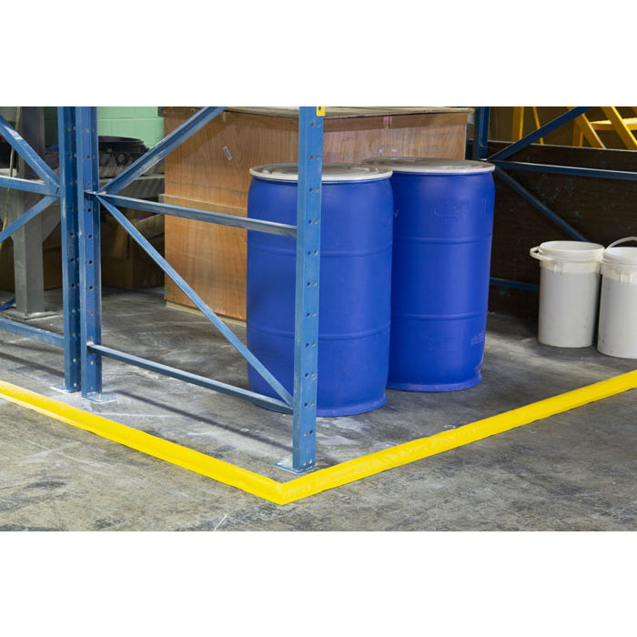 Justrite Make-A-Berm, Straight Section, 1.5 inch - 2 Inch High X 15 Feet Long