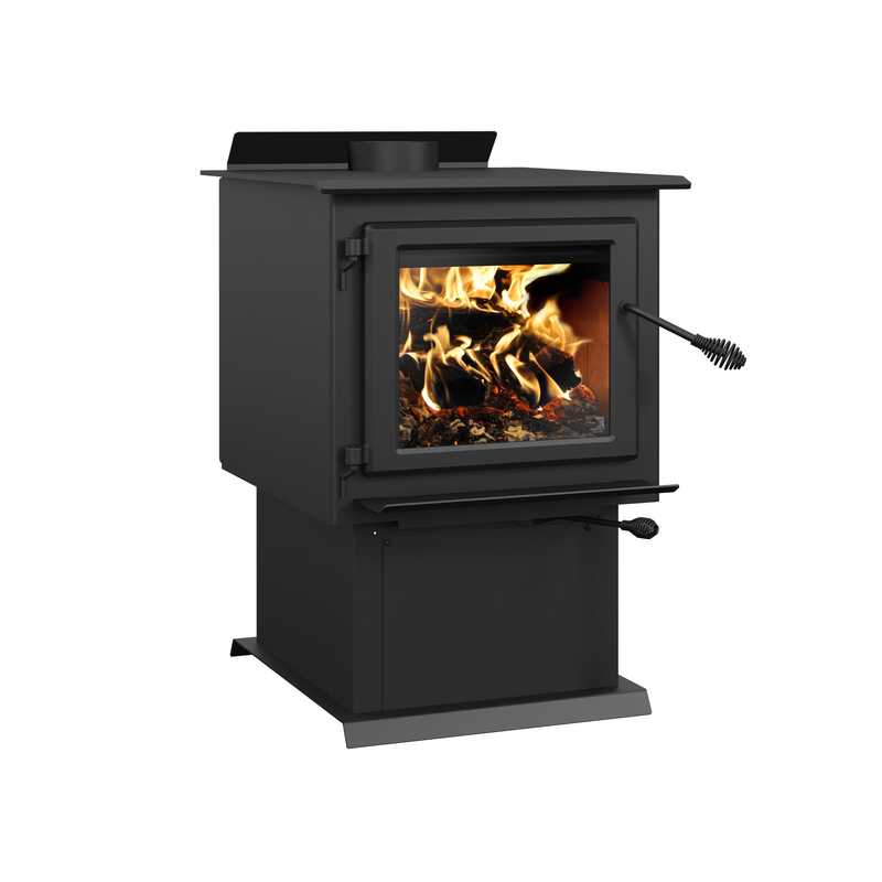 Century Heating FW3200 EPA Certified 2,300 Sq. Ft. Wood Stove On Pedestal New