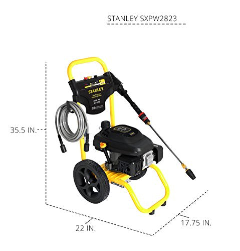 STANLEY SXPW2823 2800 PSI @ 2.3 GPM Gas Pressure Washer Powered by STANLEY (50-State)