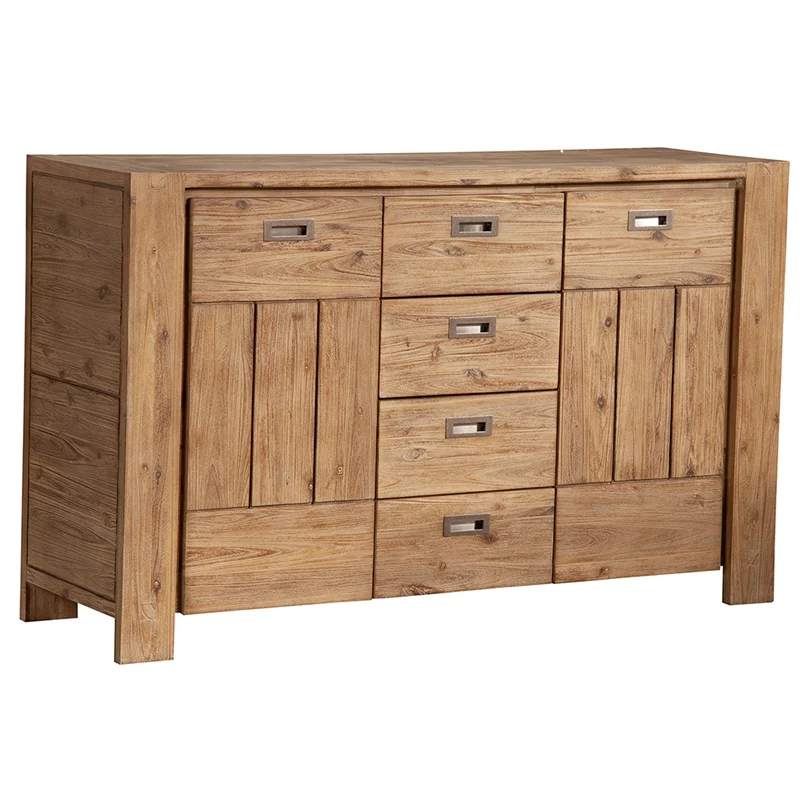 Wood Dining Sideboard in Antique Natural (Brown)