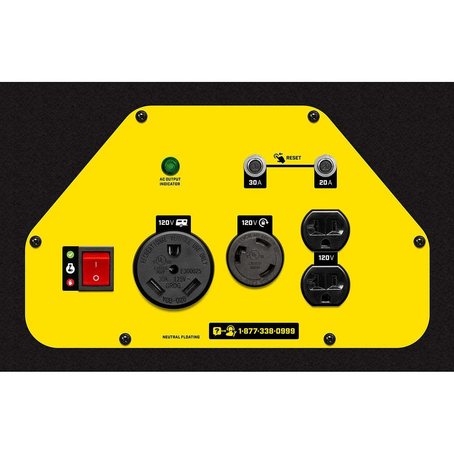 Champion 100401 3500W/4375W Dual Fuel Gas Generator Manufacturer RFB