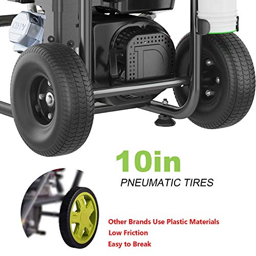 TEANDE 4200PSI Gas Pressure Washer 2.8GPM Power Washer 212CC Gas Pressure Washer Powered, High-Pressure Hose 5 Nozzles (Black)