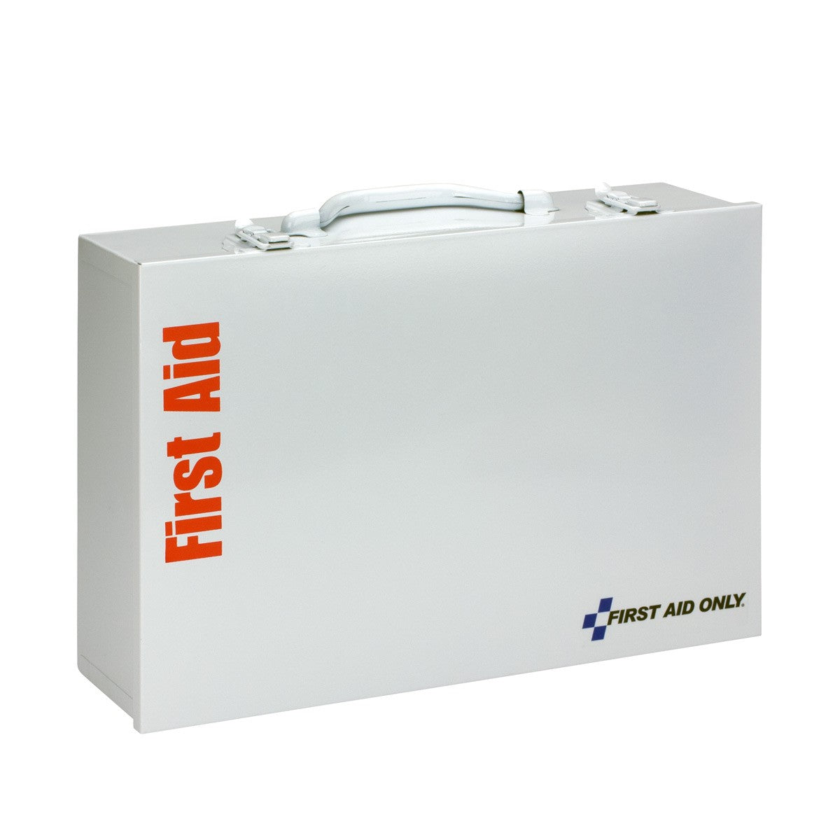 First Aid Only 75 Person 2 Shelf First Aid Metal Cabinet, ANSI B+, Type I and II, with Medications (2 per order)