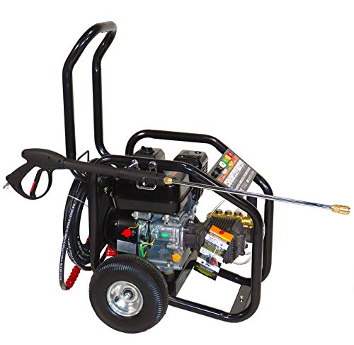 Erie Tools 3.0 GPM 3000 PSI Cold Water High Pressure Power Washer 6.5 HP Gasoline Engine with Gun Wand Hose and Nozzles