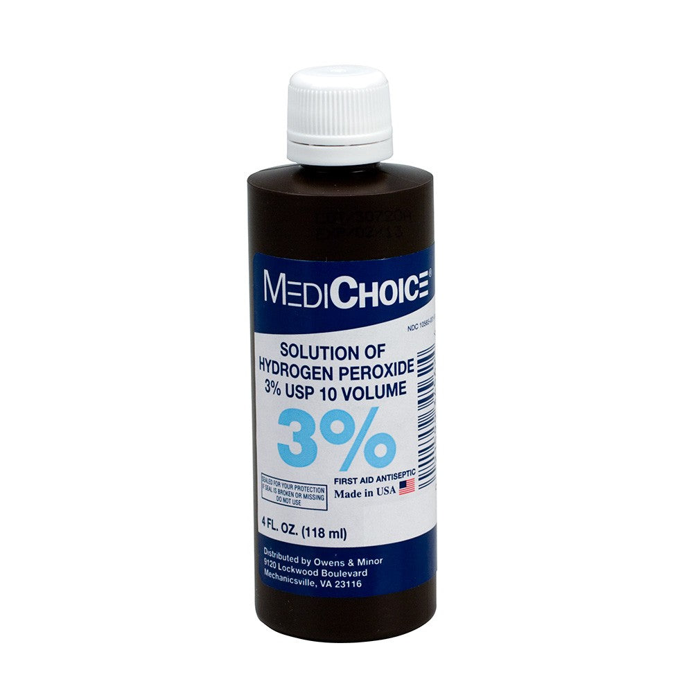 First Aid Only Hydrogen Peroxide, 3%, 4 oz Bottle (96 per order)