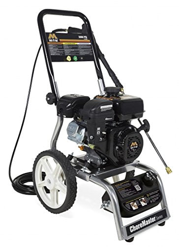 Mi-T-M CM-3000-4MMC Choremaster Series Horizontal Pressure Washer, Gasoline Direct Drive, 212 cc OHV, 3000 psi, 2.3 GPM, 1