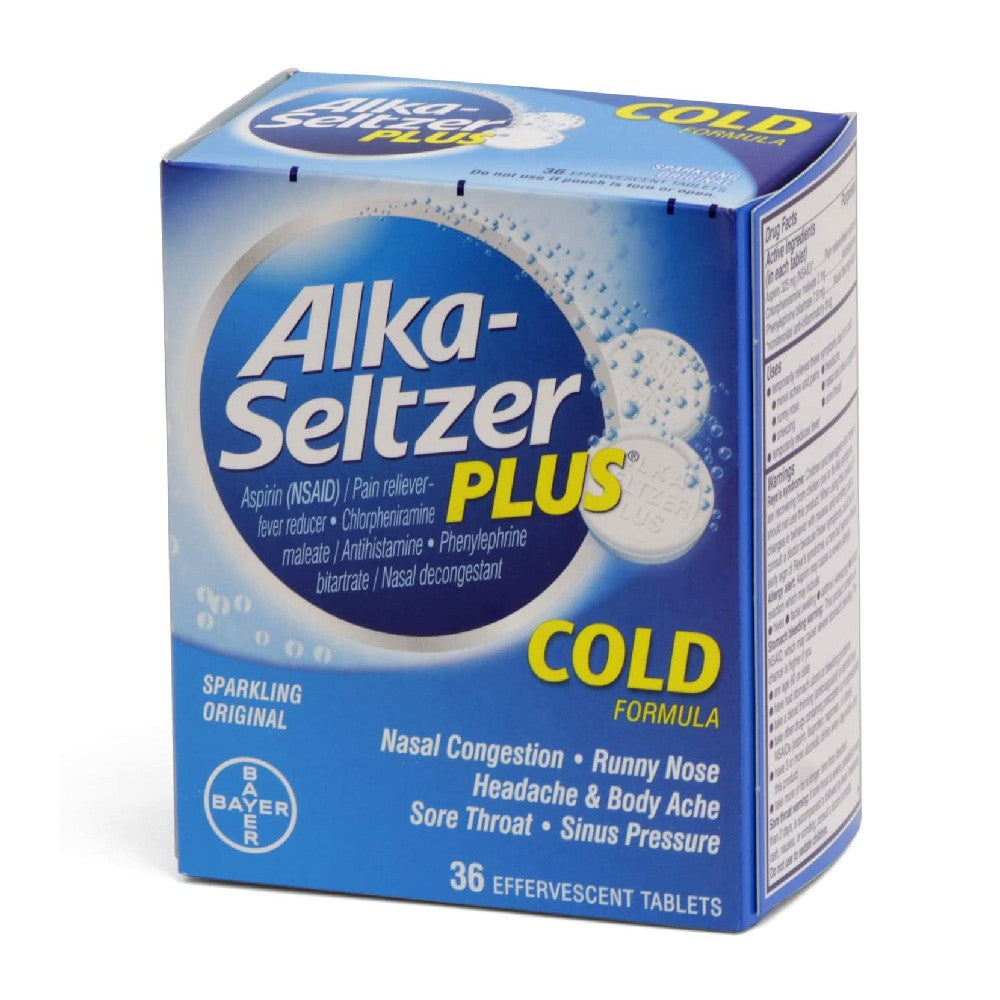 Medique Alka-Seltzer Plus Cold Tablets - (18x2/box - 90 Boxes)