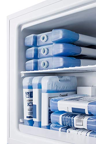 Summit Appliance FS24L7PLUS2 Accucold Compact All-Freezer, Buffered Temperature Probe, 1.4 cu.ft Capacity, Manual Defrost, Adjustable Thermostat, NIST Calibrated Thermometer, Factory Installed Lock