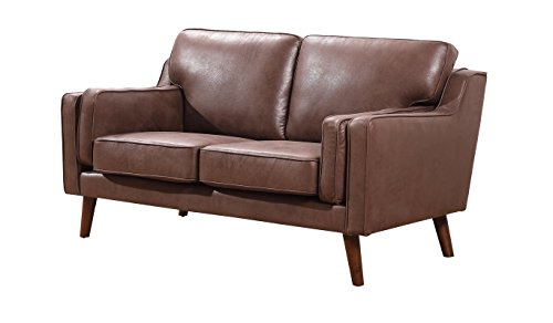 Container Furniture Direct Whaley 2-Piece Living Room Set, Brown/Tan