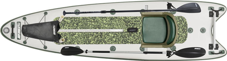 Sea Eagle FS126K_D FishSUP Inflatable Fishing SUP Deluxe Package New