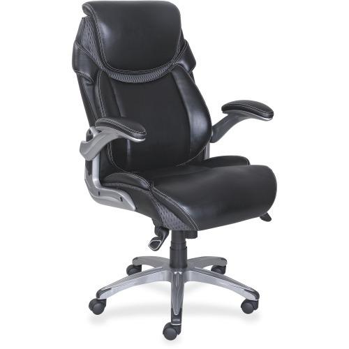 Lorell Wellness by Design Executive Chair, 5-star Base - Black