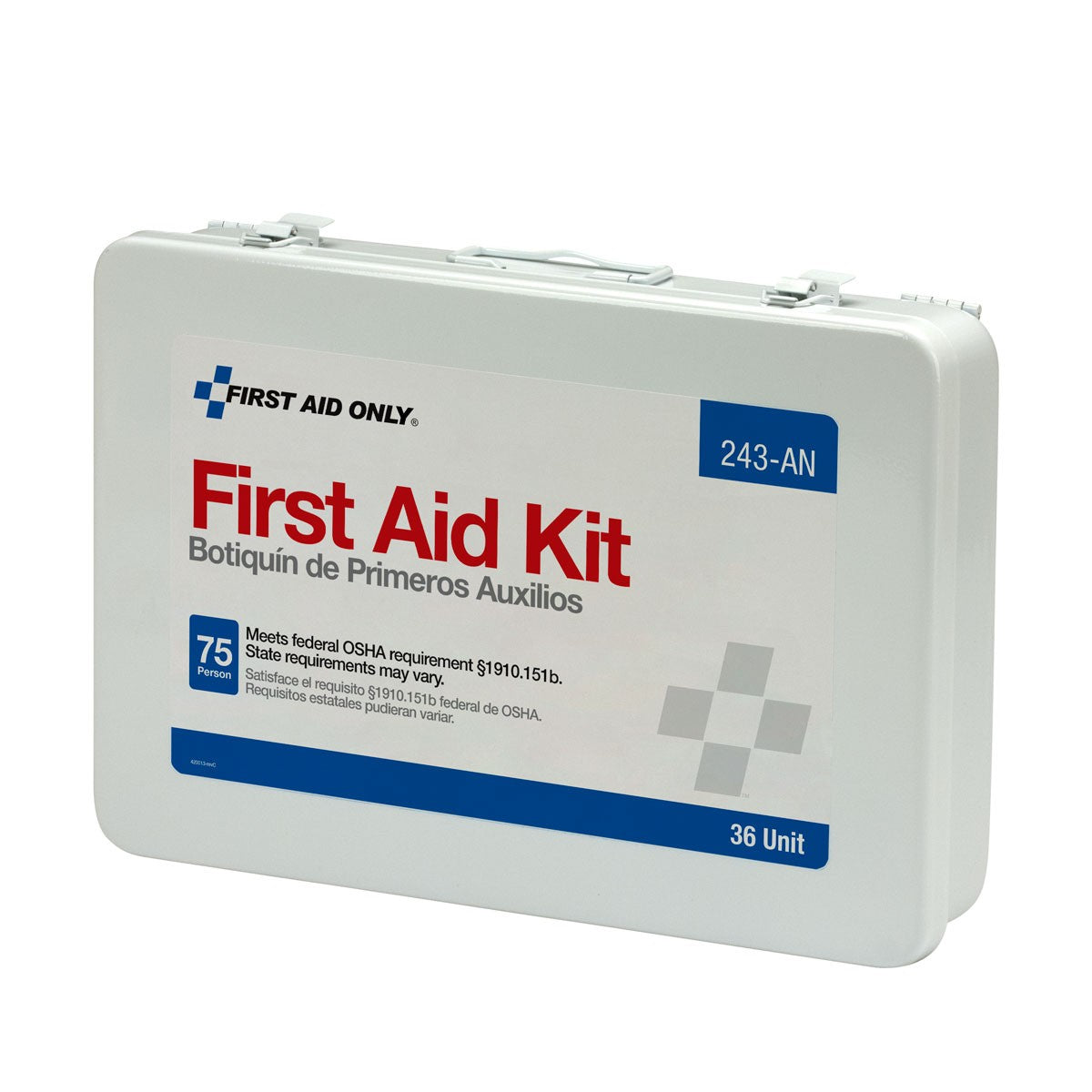 First Aid Only 36 Unit First Aid Kit, Metal Case (2 per order)