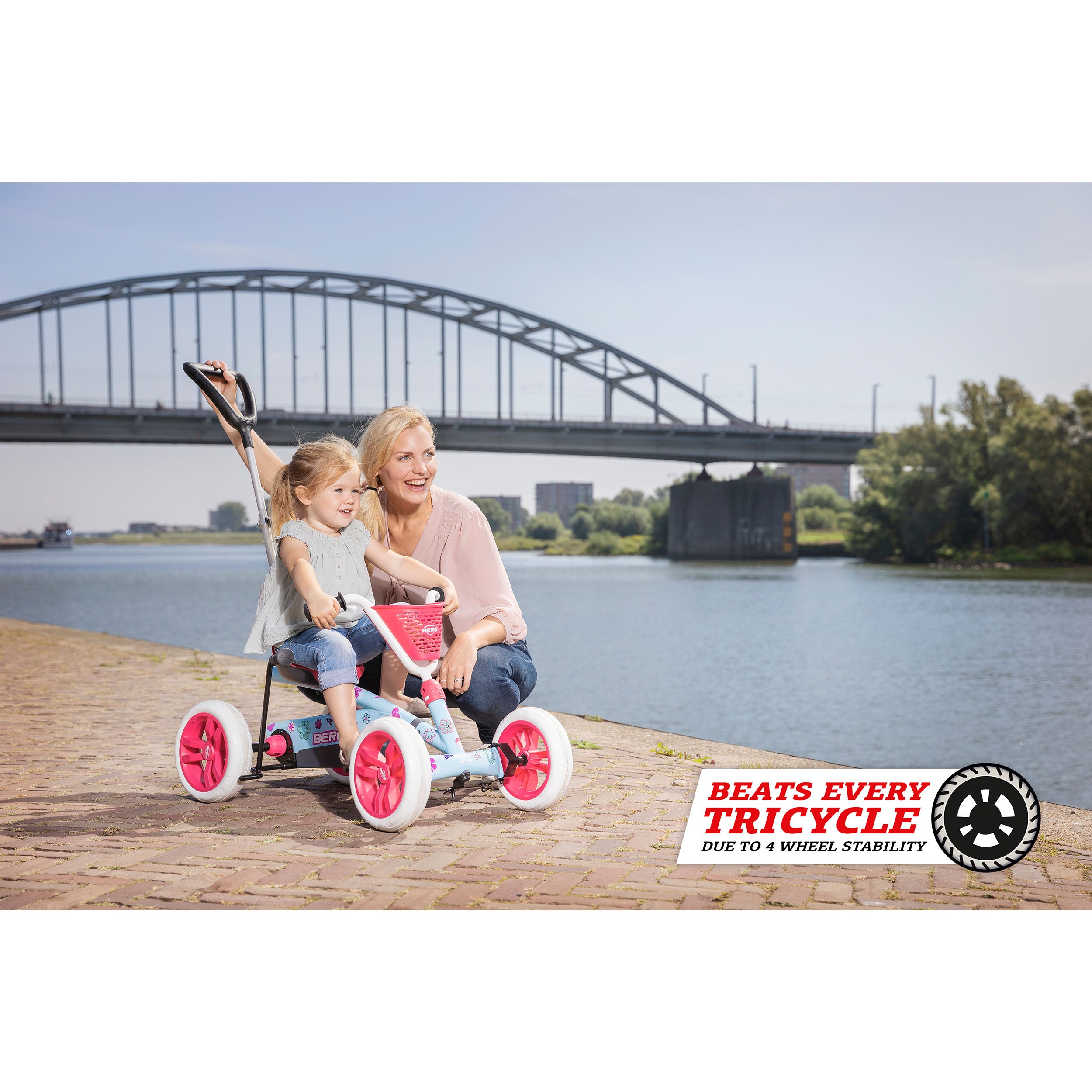 BERG Buzzy Bloom 2-In-1 Pedal Kart