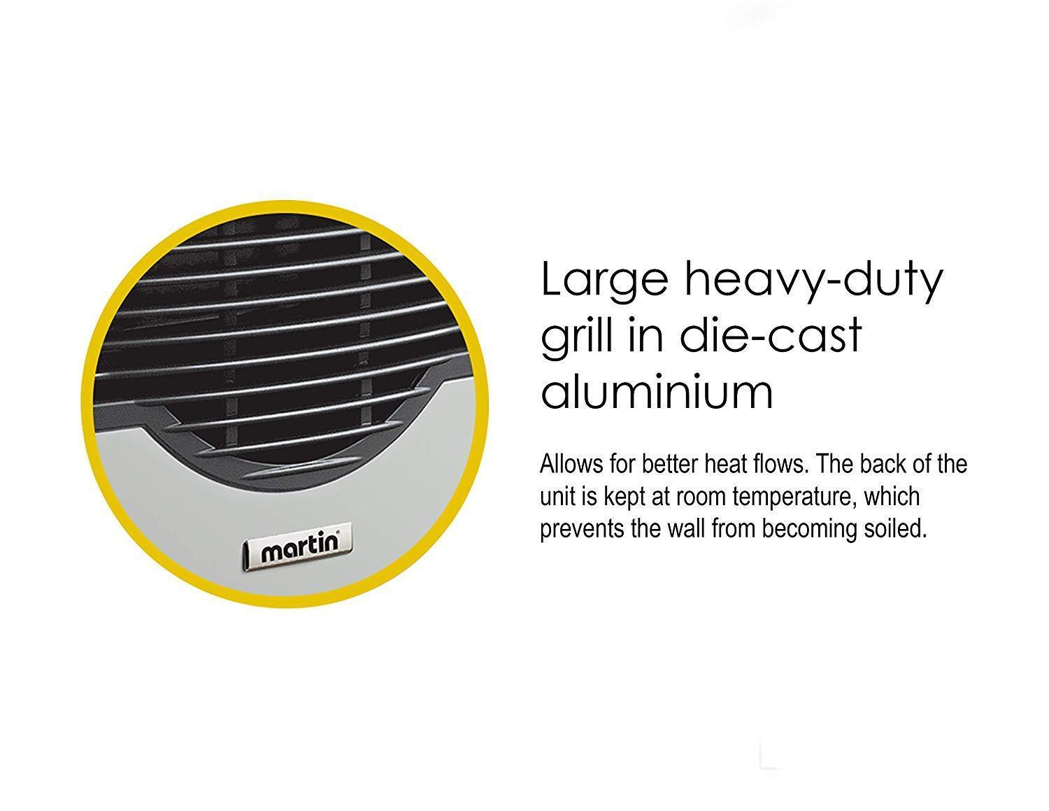 Martin MDV20VN 20000 BTU Direct Vent Thermostatic Built-In Natural Gas Wall Heater Furnace New