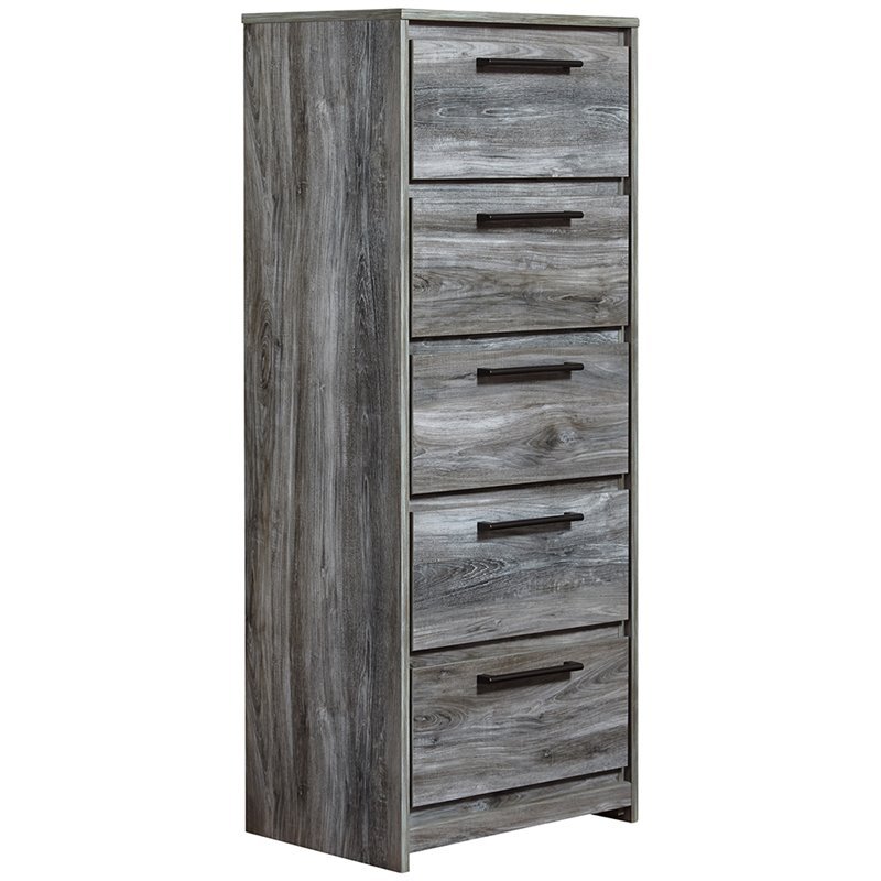 5 Drawer Chest in Smokey Gray 21