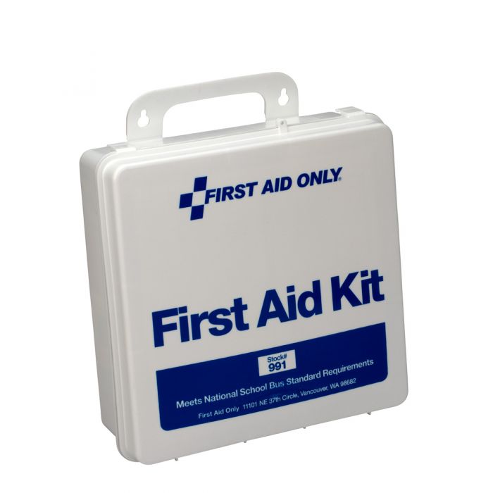 First Aid Only 50 Person National Standard Bus First Aid Kit, Plastic Case - (Case of 3)