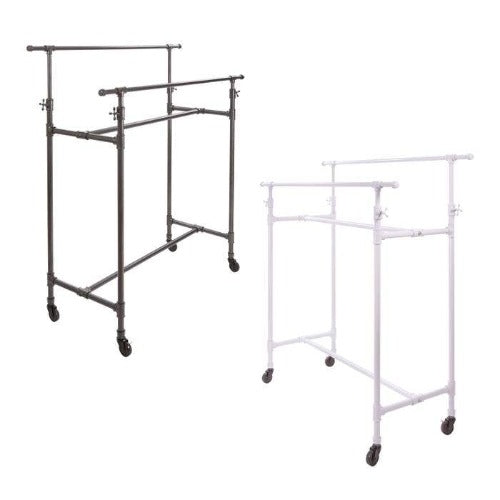 Econoco Pipeline Adjustable Double Bar Box Rack