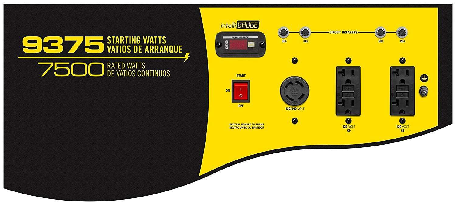 Champion 100219 7500W/9375W Gas Electric Start Generator New