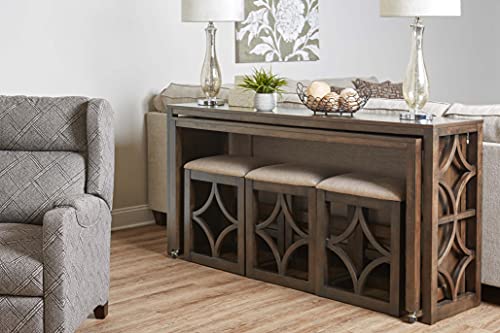 Lane Home Furnishings Aria Sofa Bar, Umber