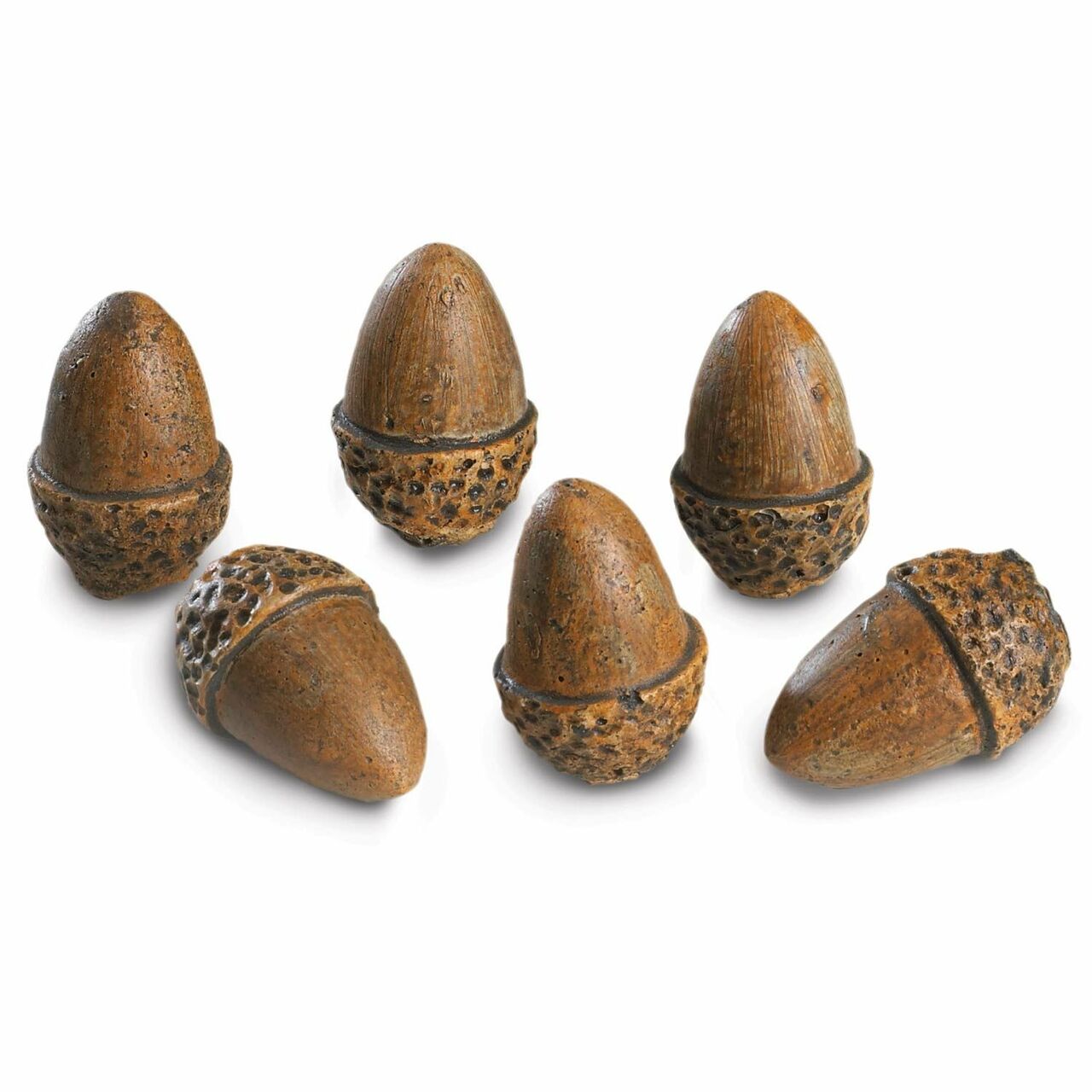 Real Fyre Decorative Acorns, Set of (6)