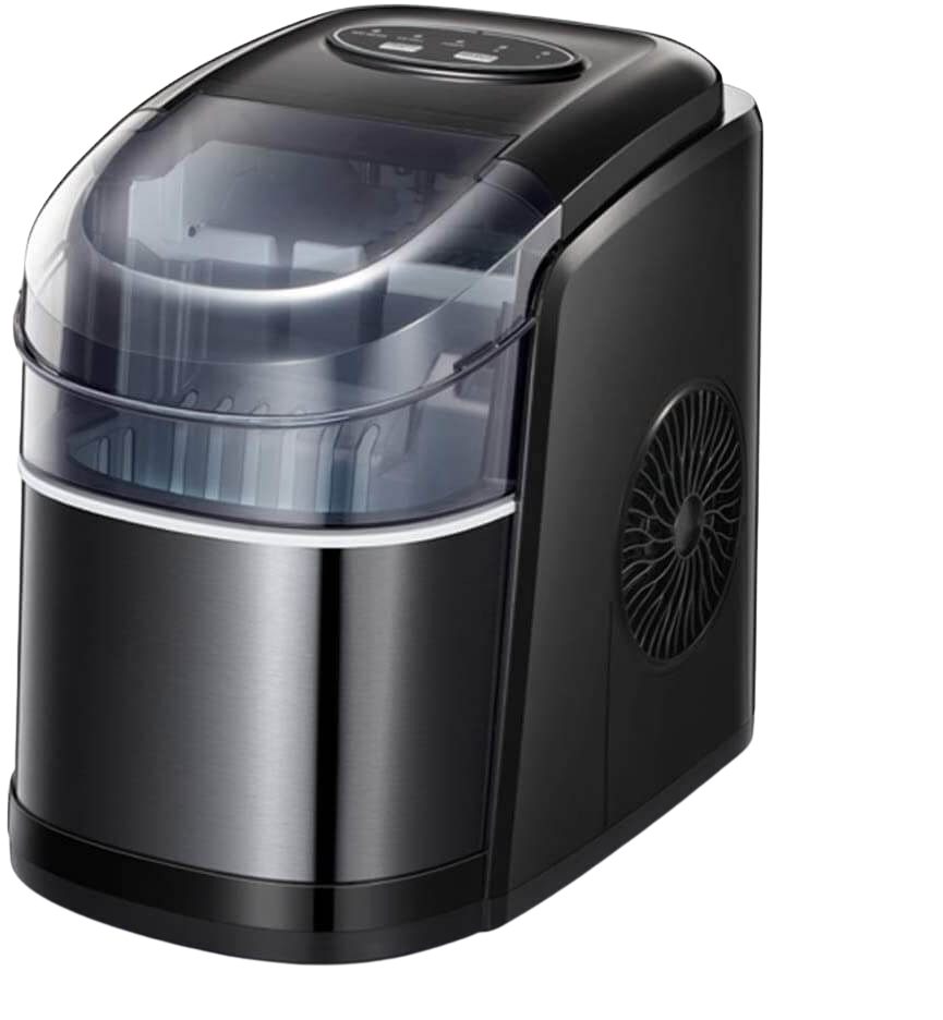 Antarctic Star Z12C Self Cleaning Portable Countertop Ice Maker Machine Black New