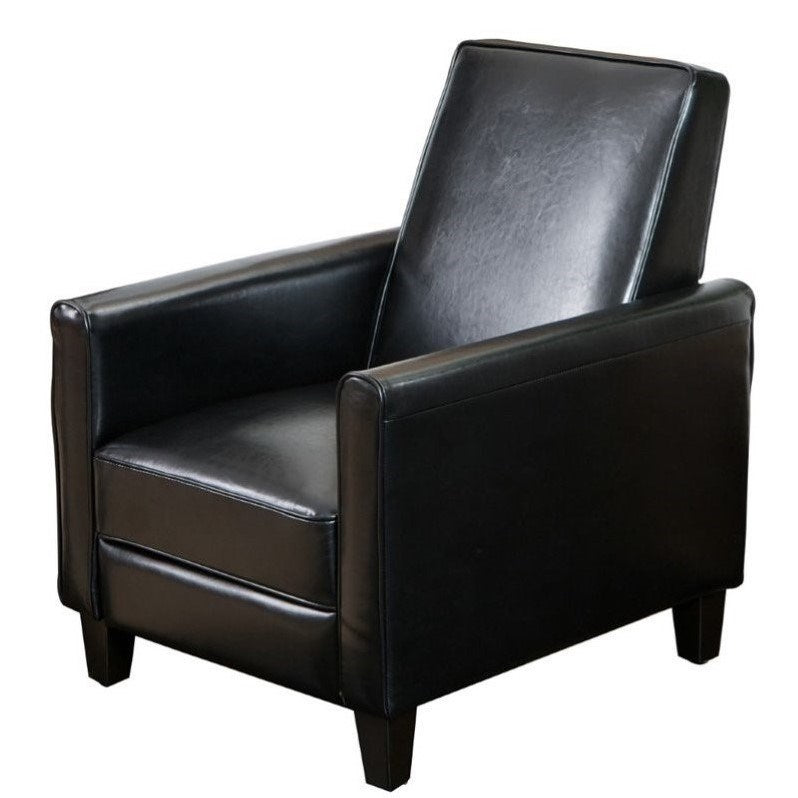 Delouth Leather Recliner Club Chair