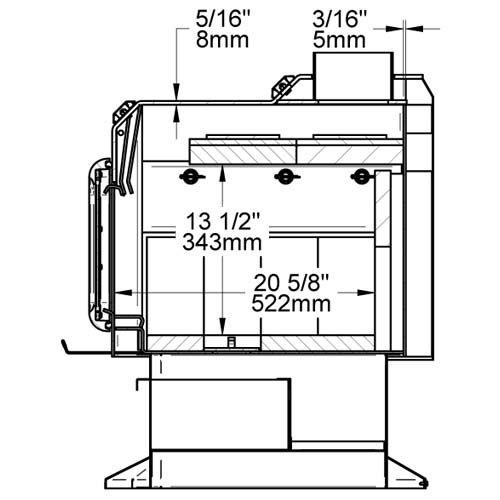 Drolet HT-2000 EPA Certified 2,400 Sq. Ft. Wood Stove New Canada Only